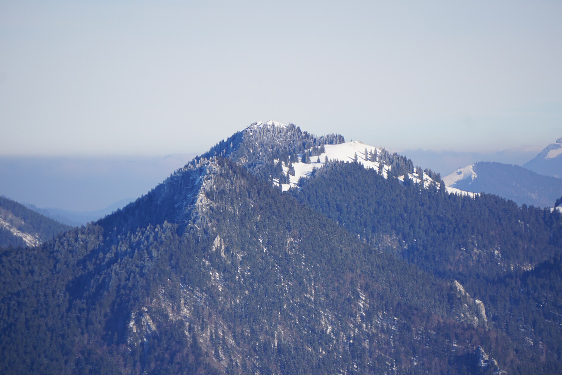Geierstein, vom Brauneck aus gesehen