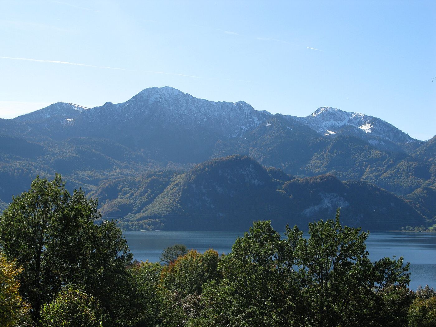 Kochelsee mit Herzogstand und Heimgarten